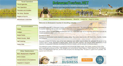 Desktop Screenshot of botswanatourism.net